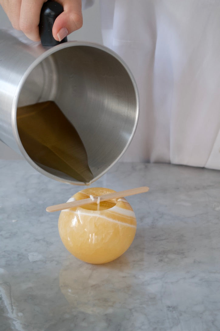 Refill Small Alabaster Candle