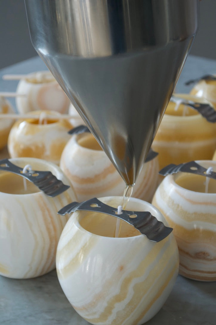 Refill Big Alabaster Candle