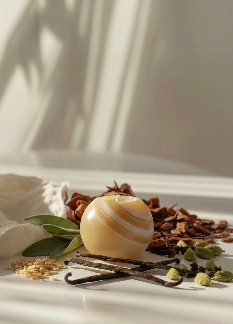 Refill Small Alabaster Candle