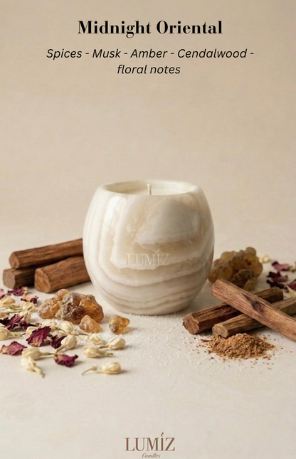 Refill Small Alabaster Candle