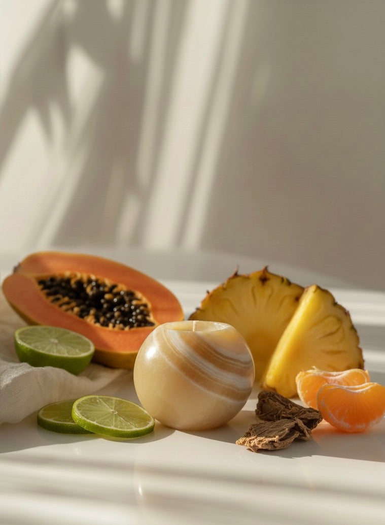 Refill Big Alabaster Candle