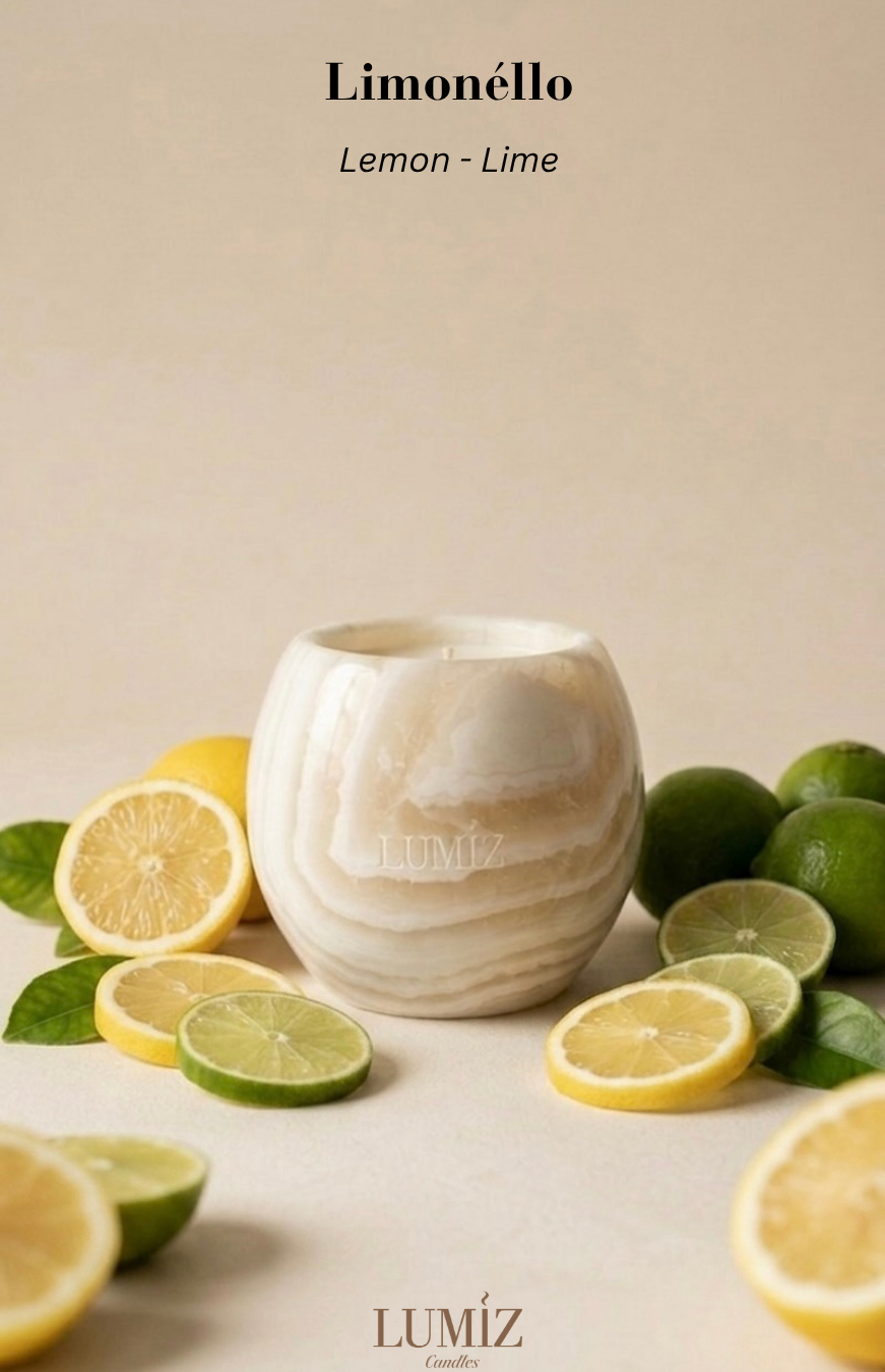 Refill Small Alabaster Candle